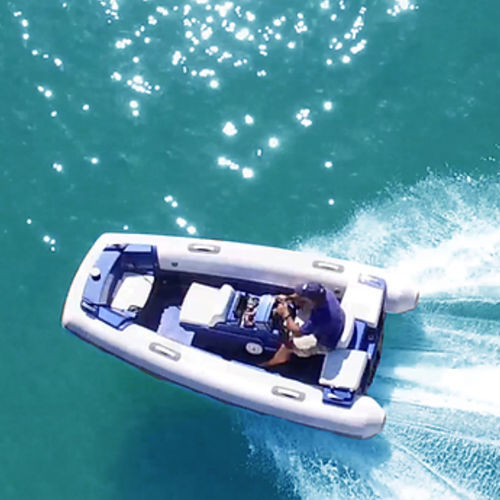 Jetantriebs-Schlauchboot - JET11  - Argos Nautic Manufacturing LLC - halbstarr / Open / mit Mittelkonsole