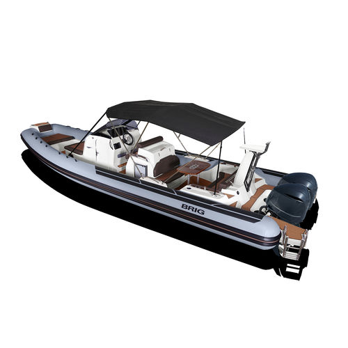 Außenborder-Schlauchboot - EAGLE 10  - Brig U.S.A. LLC - zweimotorig / halbstarr / mit Mittelkonsole