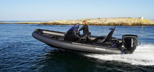 Außenborder-Schlauchboot - Eagle 6.7 - Brig U.S.A. LLC - halbstarr / Open / mit Mittelkonsole