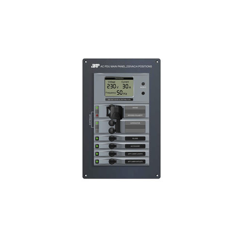 Stromverteiler für Boote - AC PDU Main Panel, 230VAC/4 Positions - APM TECHNOLOGIES (Dongguan) Co., Ltd