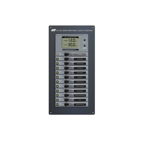 Stromverteiler für Boote - DC PDU Smart Main Panel,12VDC(24VDC)/11 Positions - APM TECHNOLOGIES (Dongguan) Co., Ltd