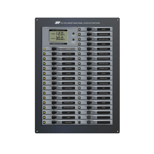 Stromverteiler für Boote - DC PDU Smart Main Panel,12VDC(24VDC)/35 Positions - APM TECHNOLOGIES (Dongguan) Co., Ltd