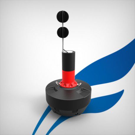 Boje zur Markierung - FLC1500-ISODANGER - FullOceans - Gefahrentonne / Polyethylen / mit Radarreflektor