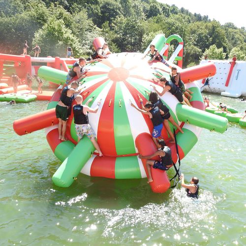 Planet-Wasserspielgerät - AQUAZONE parc aquatique - für Wassersportzentrum / aufblasbar / schwimmend