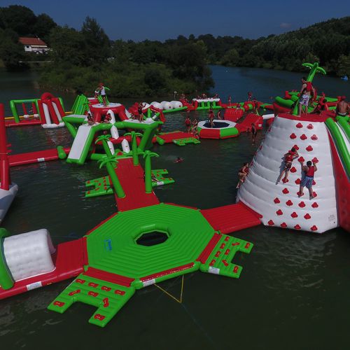 Matratze-Wasserspielgerät - Octogone  - AQUAZONE parc aquatique - Plattform / Insel / Laufstrecke