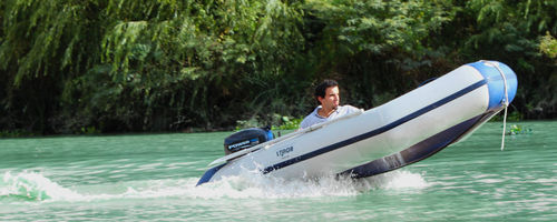 Außenborder-Schlauchboot - Outboard Group Motors - max. 4 Personen / Sechssitzer / max. 7 Personen