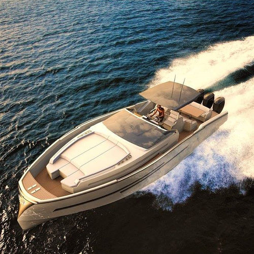 Außenborder-Konsolenboot - 40 - Icon Craft - Diesel / dreimotorig / Hardtop