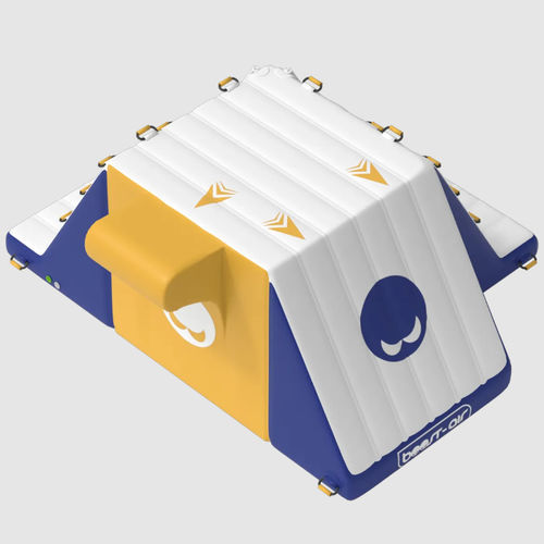 Kletterwand Wasserspielgerät - BAQ-00330 - Boost-Air - Rutschbahn / für Wassersportzentrum / aufblasbar