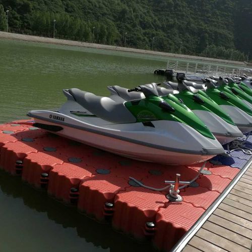 Schwimmponton - GZZH DOCK - zur Trockenlagerung von Jet-Skis / für Yachthafen / Holz