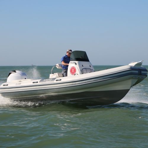 Außenborder-Schlauchboot - W6 - Wimbi Boats Ltd - halbstarr / mit Mittelkonsole / Open
