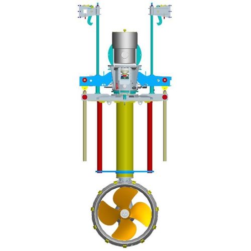 Antriebsstrahl-Strahlruder - TLAT850RT - Thrustleader Marine Power System - Ruder / stationär / Voith