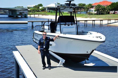 Bootslift - Fire & Law - No Profile Boat Lifts - schwimmend
