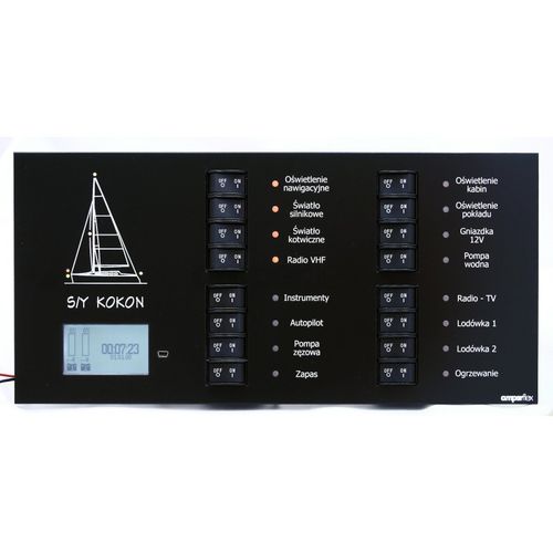 Schalttafel für Boot - BP16RMN - amperflex - Strom / LED