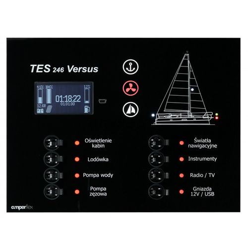Überwachungs- und Bedientafel für Boot - Navigation Light System - amperflex - für Yacht
