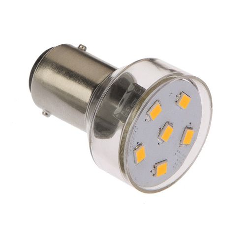 LED Glühbirne für Boot - Ba15S-R06-WW - NauticLED