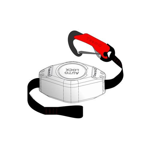 Sicherheitsgurt-Lifeline - Autolock - TeamO Marine - für Boote / elastisch