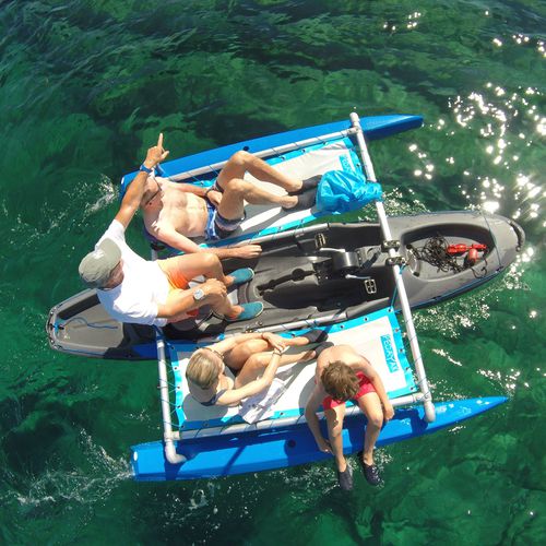 Sit-on-Top-Kajak - PEDAYAK TRIO - L' AQUAPHILE sarl - Freizeit / Touring / für Angelsport