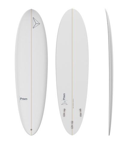 Shortboard-Surfbrett - Mid Length 6'8 ESSENTIAL SERIES FCS 2 - Prism Surfboards - Egg / für fortgeschrittene Anfänger / für Profis