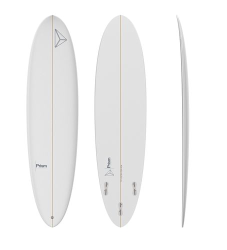 Egg-Surfbrett - Mid Length 7'2 ESSENTIAL SERIES FCS 2 - Prism Surfboards - für Anfänger
