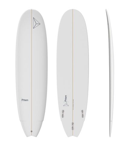 Fish-Surfbrett - Fish 7’4 ESSENTIAL SERIES FCS 2 - Prism Surfboards - für Anfänger / für fortgeschrittene Anfänger / für Profis