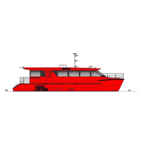 Crewboot-Berufsschiff -  15M  - Dundee Marine & Industrial Services Pte Ltd - Katamaran