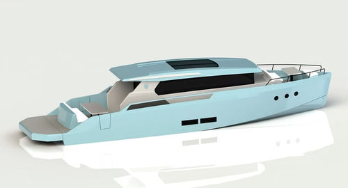 Express-Cruiser / Innenborder - BY45 Speedster - Brizo Yachts - dreimotorig / Hardtop / traditionell