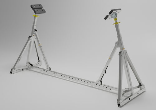 Bootsgestell für Boot - M - CRADLE B - 4-Punkt Auflage / mit fester Schräge / verstellbar
