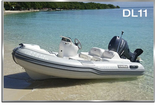 Außenborder-Schlauchboot - DL 11 - Make Sense Marine Corp DBA Caribe Nautica - halbstarr / max. 5 Personen