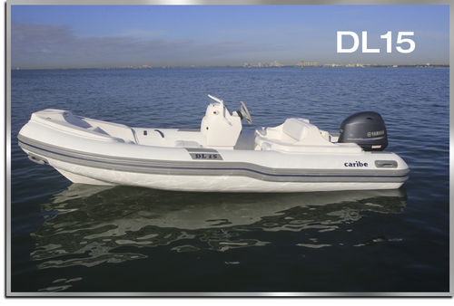 Außenborder-Schlauchboot - DL15 - Make Sense Marine Corp DBA Caribe Nautica - halbstarr / max. 8 Personen