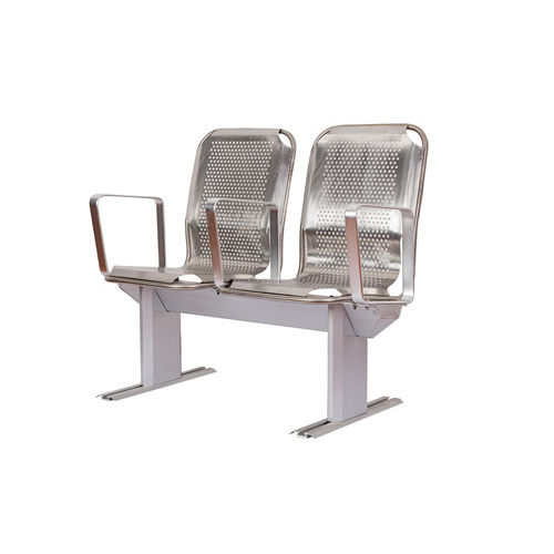 Sitz für Passagierschiffe - LGZY-07 - Qilin Marine international co., Ltd - mit Armlehnen / 2 Plätze / Edelstahl