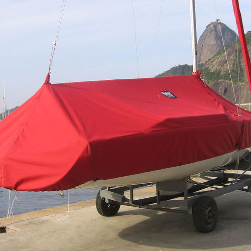 Segelbootabdeckung - Bailly - für Boote / für den Schiffsrumpf / grau