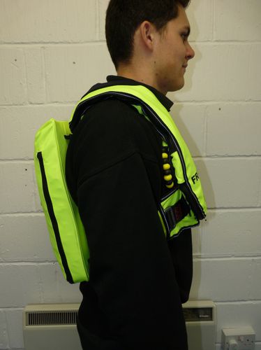Rettungsweste mit aufblasbarer Rettungsinsel - PS³ - SRG International Ltd. - automatisch aufblasbar / 300 N / unisex