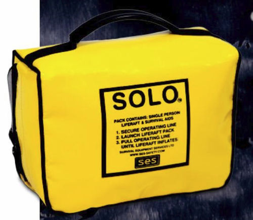 Rettungsinsel für Boot - Solo Survival Pack - SRG International Ltd. - ISO / aufblasbar / selbstaufrichtend