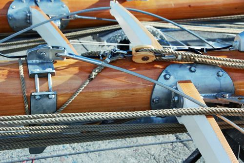 Mast für Mehrrumpfboote - AURIQUE/HOUARI - WoodSpars - aus Holz / Regatta / klassisch