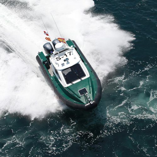 Patrouillenboot - RAL-850-ZSF - AISTER ALUMINIUM SHIPYARD - Außenborder / Aluminium