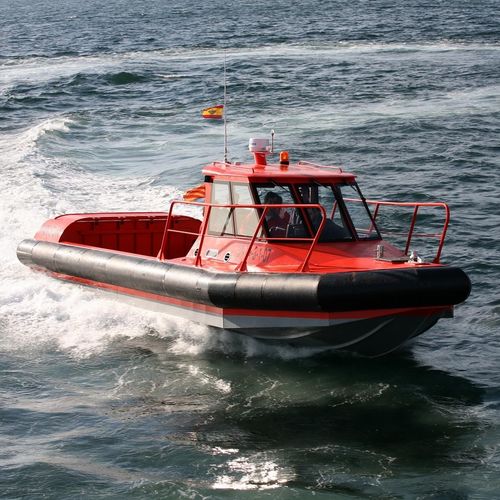 Taucherbasisboot Berufsschiff - RAL-1000-ZSF - AISTER ALUMINIUM SHIPYARD - Innenborder / Aluminium