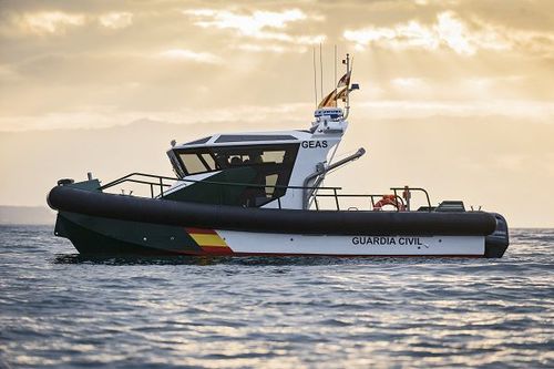Patrouillenboot Berufsschiff - RAL-1100-ZSF-CABINADA - AISTER ALUMINIUM SHIPYARD - Außenborder / Aluminium