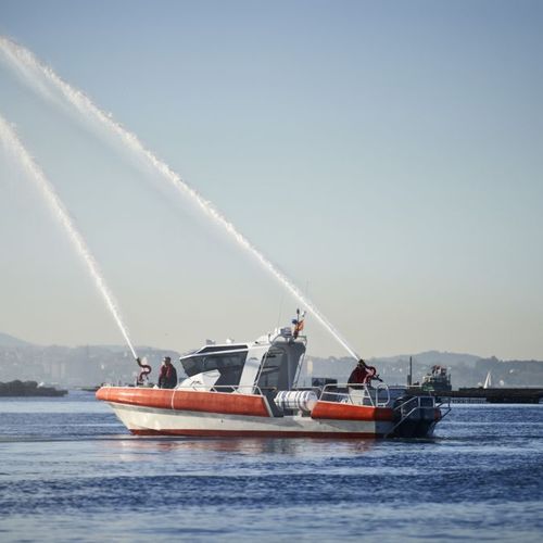 Such- und Rettungsboot Berufsschiff - MZ12  - AISTER ALUMINIUM SHIPYARD - Außenborder / Aluminium