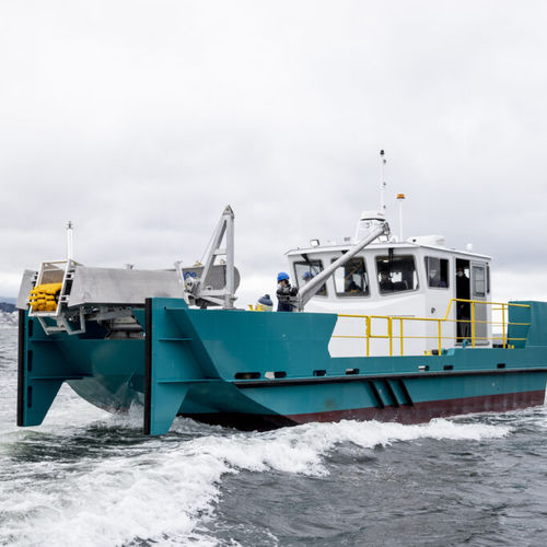 Ölrückführungsboot Berufsschiff - AWB.OSRV 12 - AISTER ALUMINIUM SHIPYARD - Innenborder / Aluminium