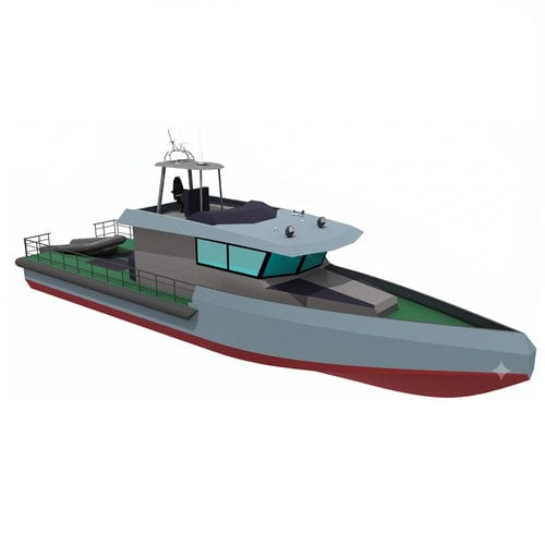Patrouillenboot Berufsschiff - 24 - AISTER ALUMINIUM SHIPYARD - Innenborder / Diesel