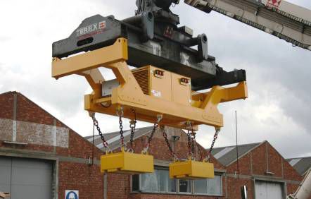 Spreader für Container - HEPPENSTALL - Balkentyp / mit Magnetmodul