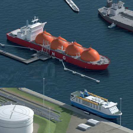 Gesichertes Verbindungssystem für Schiffe/Kai (GNL) - iMSL - Mampaey Offshore Industries
