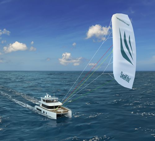 Zugdrachenantriebssystem für Schiffe - SeaKite® 25m² - Beyond the Sea - für Boot / für Yacht