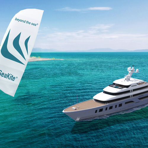 Zugdrachenantriebssystem für Schiffe - SeaKite® 100m² - Beyond the Sea - für Boot / für Yacht