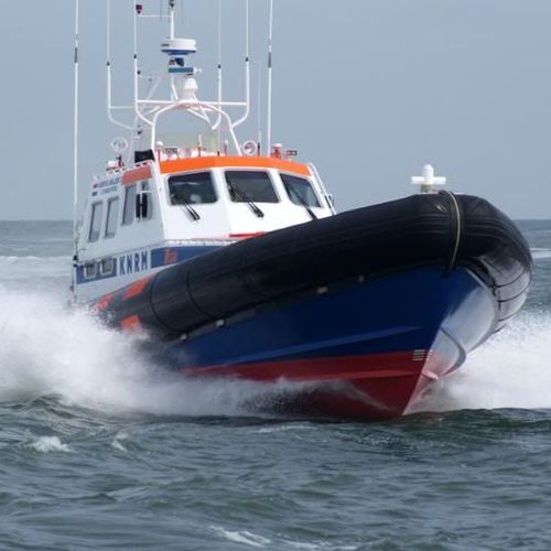 Rettungsboot Berufsschiff - Arie Visser class - HABBEKE SHIPYARD - Inboard-Hydrojet / Aluminium / Festrumpf-Schlauchboot