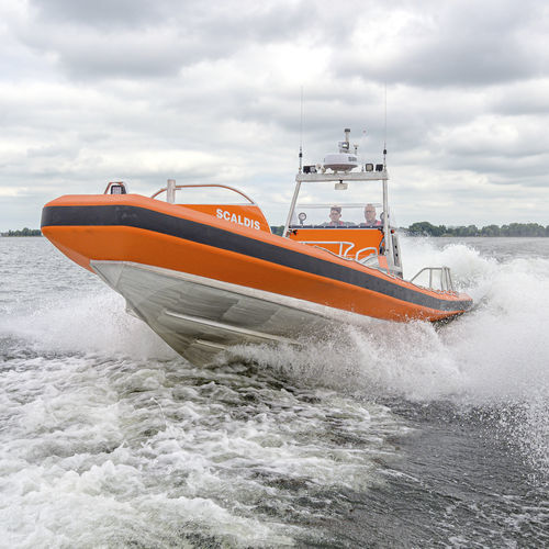 Rettungsboot Berufsschiff - FRC 903 - HABBEKE SHIPYARD - Inboard-Hydrojet / Aluminium / Festrumpf-Schlauchboot