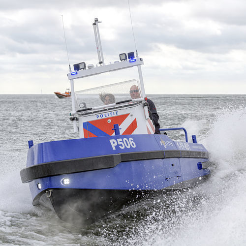 Patrouillenboot Berufsschiff - BN234 - HABBEKE SHIPYARD - Taucherbasisboot / Außenborder / Aluminium