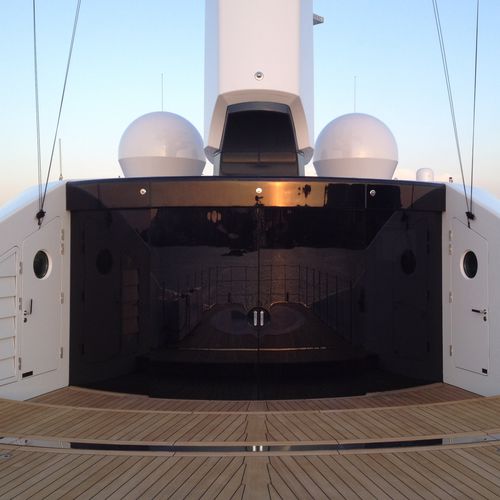 Glasschiebetür für Yachten - CSD - RM Nautical - automatisch / gleitend