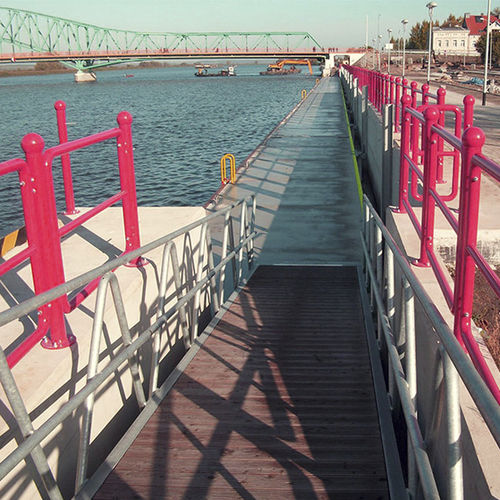 Gangway für Steg - PONTECH - mit Geländer