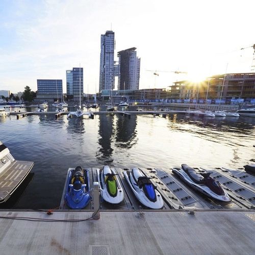 Schwimmponton - PONTECH - Anker / für Yachthafen / für Boote